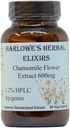 Estratto di fiori di camomilla di erbe di Barlowe | Supplemento di camomilla tedesco | Matricaria Chamomilla | 1.2% Apigenin | 600mg per capsula | 60 Vegi Capsule | Stearate Free | Bottiglia di vetro