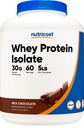 Polvere isolata di proteine del siero di Nutricost (cioccolato di latte) 5LBS
