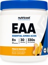 Nutricost EAA Powder 30 Servings (Peach Mango) - Aminoacidi essenziali - Non OGM, Gluten Free, Per vegetariani