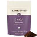 Polvere di funghi reali Chaga Mushroom – Estratto di Chaga Organico da corpo di fruttificazione – per il supporto giornaliero di benessere & energia – Vegan, Non-GMO, 60 Servings Mushroom Supplement