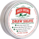 Amish Origins Disegno Salve Ointment, 4 oz Massima resistenza Disegno rapido Salve per Splinters, Boil, Bee Stings, Cisti, Anti Itch Cream, Made in USA