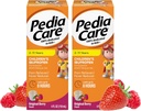Liquido di sospensione orale Ibuprofene per bambini, Rilievo per bambini + Riduttore di febbre, Età 2-11, Sapore di bacche, 4 fl oz (2 Confezione)