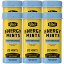 Viter Energy Caffeinato Mints 40mg Caffeina, B Vitamine, Sugar Free. (Wintergreen, 20pcs, 6 Pack)