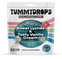 Tummydrops Groovy Peppermint Pack (Mix of Lychee & Tasty Vanilla Cream). Gluten Free, Vegan, & Made With Organic Ingredients, 33 Individualmente Wrapped Assorted Peppermint Lozenges in una borsa recuperabile.