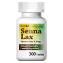HealthA2Z® Senna Laxative | 300 Count | Sennosides 8.6mg | Ortaggi naturali | Ingredienti lassativi | Rilievo notturno | Movimento Bowel | Rilievo dalla costipazione