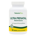 NaturesPlus Ultra Prenatal Multivitamin - 800 mcg Folate, 90 compresse vegetariane - Supplemento prenatale con ferro, iodio, calcio e vitamine B-Complex - Gluten-Free - 45 Serve