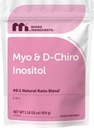 Micro Ingredienti Myo-Inositol & D-Chiro Inositol Powder, 1lb (221 Serve) | 40:1 Ideal Ratio Inositol Supplemento per le donne | Supporta l'equilibrio ormonale & Ovarian Health | Non-GMO, Vegan, Filler-Free