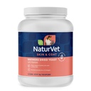 NaturVet – Brewer’s Dried Yeast Formula with Garlic Flavoring – Plus Vitamins – Supporta la pelle sana e il cappotto lucido – Fortificata con B-1, B-2, Niacin & Vitamin C – per cani e gatti (4 lb polvere)