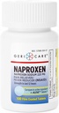 GeriCare Naproxen Sodium Tablets, 220mg (100 Count)- Rilievo di dolore extra-forza NSAID per mal di testa, artrite, dolori muscolari, ceppi mestruali- Naproxen rivestito di film, anti-infiammatorio & Fever Riduttore