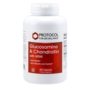 Protocollo Glucosamina & Chondroitin con MSM - Supporto Congiunto* - Integratore MSM Condroitina - Non OGM & Dairy Free - 180 Tappi di Veg