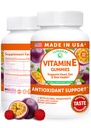 Lunakai USA ha fatto la vitamina E Gummies 400IU con vitamina C - Delizioso, Vegan, supplemento non OGM per il supporto giornaliero della pelle e degli occhi, 60ct