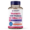 Intero benessere Dr. Formulated Raw Probiotics per le donne 100 miliardi di CFU capsule con prebiotici, enzimi digestivi, approvato per adulti, Shelf Stable Supplement