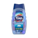 TUMS Antacid Smoothies Berry Fusion Extra Strength 750, Smooth Dissolve - 140 compresse masticabili