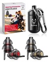 Tappi per l'orecchio del motociclo per la riduzione del rumore - 2 coppie - 25dB - Accessori Moto riutilizzabili - Morbido comodo acustica per moto, Touring, Racing, Equitazione