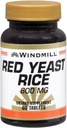 Mulino a vento rosso riso fermentato 600 mg compresse 60 compresse (pacchetto di 6)
