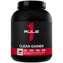 Regola 1 Gainer Pulito - Formula di Gain Lean ad Alta Proteina con 560 Calorie, 30g di Proteine Full-Spectrum, Oltre 90g Carbs, Sotto 6g di Grassi (15 Serve, Cookies & Crème)
