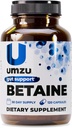 UMZU Betaine HCl Supplemento | Supporto digestivo, Comfort gastrico, Assorbimento nutriente e supporto cardiovascolare | Digestione naturale & Gut Health Aid (120 capsule)