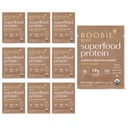 Boobie Corpo Superfood Proteine Meal Sostituzione Shake, Caffè Caramel Flavor | 19g Protein | Sicuro per la gravidanza, Lattazione, & maternità | Organico, Vegan, Zucchero Zero, 10 Single Serve Packets (1.06 oz ciascuno)