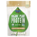 Giardino della vita Organic Plant Protein Smooth Polvere non aromatizzata, 10 Serve - Vegan, Grain Free & Gluten Free Plant Based Protein Shake, 1B CFU Probiotics & Enzymes, No Sugar or Stevia, 15g Protein