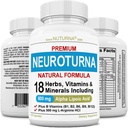 Neuropatia Support Nerve Supplemento con 600 mg Pure Alpha Lipoic Acid - Formula di massima resistenza, Fortify Nerves in Fingers, Hands, Toes, & Feet - Miglior supporto al sollievo periferico - 120 capsule