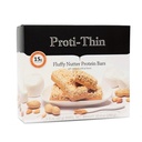 Proti-Thin Fluffy Nutter Protein Bars, 15g Protein, Bassa Calorie, Carb Molto Basso (VLC), Basso Grasso, High Fiber Snack Bar, KETO Diet Friendly, Proteine Ideale Compatibile, Senza Ingredienti Gluten, 7 /Box