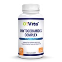Complesso di Phytoceramides, Riparazione della pelle e ringiovanimento, Supporto anti-invecchiamento, Cerammidi derivati dalle piante, con Vitamine C, B-6, e B-12, alimentazione di 2 mesi (60 capsule liquide non OGM)