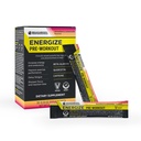 BODi Energize Pre Workout Powder - Beta-Alanine, Quercetin & Low-Dose Caffeine Formula per potenziare l'energia e la messa a fuoco, aumentare l'energia e la resistenza, Strawberry Lemonade aromaed, 20 Sticks