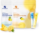 Dynatech Zero Sugar Electrolyte Drink Mix - Lemon,Pineapple - Idration Powder Packets with 10 Electrolytes & Vitamins | Non-GMO, Gluten Free, Vegan Electrolytes Powder Packets | 32 Servings