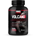 Fattore di forza Volcano Pre Workout Nitric Oxide Booster supplemento per gli uomini con creatina e L-citrullina per aumentare e l'energia, aiutare a costruire il muscolo, migliore pompa e allenamento, 120 capsule