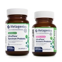 Metagenics Bundle - UltraFlora Spectrum (30 Conte) & UltraFlora Donna (30 Conte) - per la salute e la salute vaginale