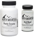 Fornitura di montagna settentrionale Pectic Enzyme 2 Ounce Jar e AB-4oz Grado acido miscela Bundle