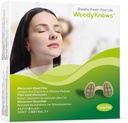 WoodyKnows 3 Filtri Nasali Allerscreen con 12 Coppie di Filtri di Ricambio, Modello 2024, Aiuto stagionale e polvere Allergies (Grande, 3 Filtri+12 Sostituzioni)