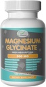 Magnesio Glycinate 500mg capsule per il sonno, il cuore, la nervatura e l'osso, muscolo Magnesio supplemento di sostegno complesso Rilassamento - 120 capsule (alimentazione di 60 giorni)