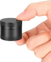 Small Daily Pill Box - Portatile impermeabile metallo Pill Case per tasca o borsa lega di alluminio rotondo viaggio Pill Container Medicina Vitamina Organizzatore unico regalo