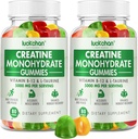 Creatina Monoidrato Gummies 5000mg per uomini e donne - Creatina per le donne - Masticabili Creatina Monoidrato per la forza muscolare, Muscle Builder, Energy Boost, 160 Count Pre-Workout Supplement