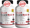 Gluco Guard Max Daily Wellness Support Supplemento con Vitamine, Minerali e Erbe – Cromo, Magnesio, Banaba, Bitter Melon e Zinco – Non OGM, Senza Glutine – 120 Capsule
