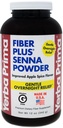 Yerba Prima Fiber Plus Senna Powder, 12 oz (Pack of 1) - Apple Spice Flavor, Gentle Overnight Relief, USA Made, Non-GMO, Stevia Sweetened, Short-Term Use to Restore Regolarità