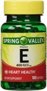 Valle di primavera - Vitamina E 400 IU, Solubile acqua, 100 Softgels