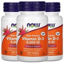 Ora Vitamina D-3 5000 IU, 240 Softgels, Confezione da 3