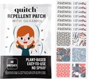 Quitch Natural Mosquito Repellent Stickers per bambini e adulti | geraniol Bug Patch | Anti Mosquito Patch | Zasquito Patch per bambini | Bug Spray Adesivi | citronella Insect Repellent Alternative