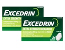 Excedrin Extra Strength - 24 Caplets, Confezione da 2