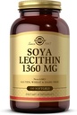 Solgar SOYA Lecithin 1360 mg - 100 Softgels - Fonte di Choline - Gluten & Dairy Free - 100 Serve