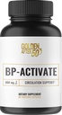 D'oro dopo 50 BP-Activate - Integratore di ossigeno nitrico con aminoacidi essenziali - Integratore di sangue e di supporto per la salute del cuore - 60 capsule - 800mg L Arginina, AAKG, L Citrullina