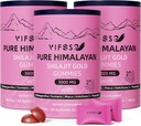 Shilajit Gummies, 3000 Mg Shilajit Pure Himalayan Organic con Ashwagandha, Gummie senza zucchero per uomini e donne, Shilajit Supplement, Scilajit Nature Shilajit per l'energia, 180 Gummies