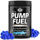 Pompa sportiva PMD Fuel Ultra Insanity - Premium Pre Workout Powder & Muscle Pump, Maggiore messa a fuoco, Endurance & Recovery, Creatina Premium, Arginine & Beta Alanine - Arctic Blue Blast (30 Serve)