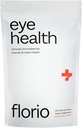 Florio Eye Health Gummy Vitamine per adulti, 2X Lutein & Zeaxanthin, Vitamine A, B2, B3, C & E, Preserve Macular & Retinal Health, Combatte l'ossidazione, 30-Day Supply, Natural Peach Flavor