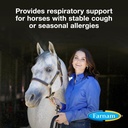 Farnam Cough Free Horse Cough Supplement Pellets, Fornisce supporto respiratorio per cavalli W/Seasonal Allergies or Stable Cough, 1.75 lb, 48 giorni di alimentazione (pacchetto di 2)