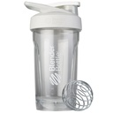 BlenderBottle Sport Shaker Bottiglia con filo Whisk, 24-Ounce, Bianco – Protein Shakes & Hydration per atleti e fitness Enthusiasts, Easy Mixing, Durable & Lightweight, Lockable Lid