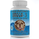 Olio di pesce selvatico Omega 3 puro per cani con vitamina E - EPA più alto & DHA Softgels disponibili (1000mg) 180ct