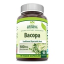Herbal Secrets Bacopa Powder 500 Mg 90 Veggie Capsule Supplemento | Non OGM | Gluten Free | Made in USA